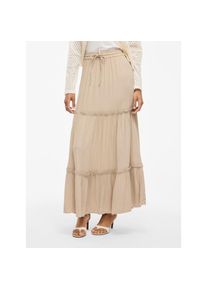 Vila Maxirock &raquo;VIMESA HW MAXI SKIRT - NOOS&laquo; mit R&uuml;schen