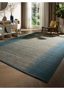 benuta pure Juuttimatto Tulsi Sininen 80x150 cm Sininen Rakennemix,Vintage