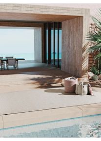 benuta Finest Sis&auml;- ja ulkomatto Gracia Harmaa 160x230 cm Harmaa Yksiv&auml;rinen,Rakennemix