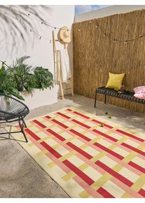 benuta POP Sis&auml;- ja ulkomatto Jovis Oranssi 80x165 cm Oranssi Geometrinen
