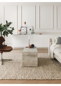 benuta pure Villamatto Patch Moniv&auml;rinen 120x170 cm Moniv&auml;rinen Rakennemix