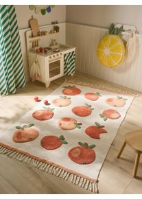 Lytte Lastenmatto Alma Beige/Punainen 80x120 cm Beige/Punainen Lasten kuvio