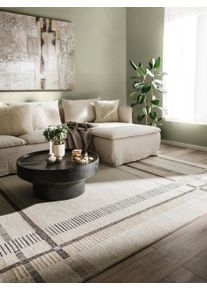 benuta nest Lankakudottu matto Elena Beige/Ruskea 120x170 cm Beige/Ruskea Geometrinen