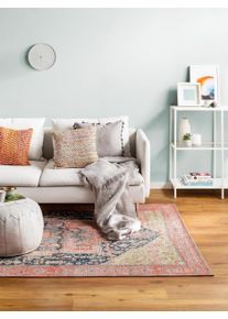 benuta POP Lankakudottu matto Stay Vaaleanpunainen 75x165 cm Vaaleanpunainen Vintage