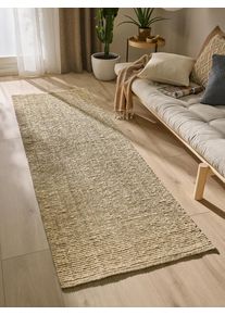 benuta pure Juuttimatto Svea Kerma 70x200 cm Kerma Yksiv&auml;rinen