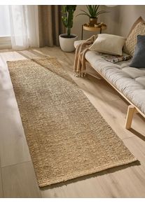 benuta pure Juuttimatto Svea Luonto 70x200 cm Luonto Yksiv&auml;rinen