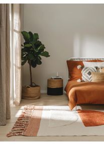 benuta POP Puuvillamatto Gibson Oranssi 120x170 cm Oranssi Abstrakti,Geometrinen