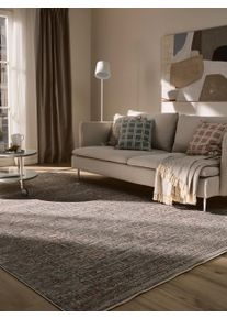 benuta nest Matto Anwar Harmaa/oranssi 80x150 cm Harmaa/oranssi It&auml;mainen,Ornament