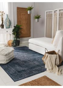 benuta POP Pest&auml;v&auml; matto Laury Sininen 80x150 cm Sininen Vintage