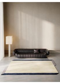 benuta Finest Villamatto Aspect Kerma/Sininen 160x230 cm Kerma/Sininen Geometrinen