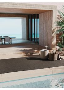 benuta Finest Sis&auml;- ja ulkomatto Amata Antrasiitti 160x230 cm Antrasiitti Yksiv&auml;rinen