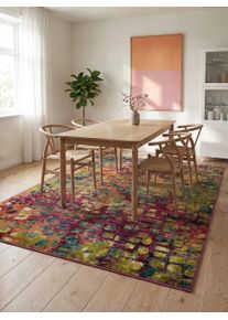 benuta nest Matto Casa Moniv&auml;rinen 120x170 cm Moniv&auml;rinen Abstrakti