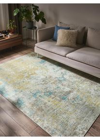 benuta POP Pest&auml;v&auml; matto Laury Keltainen 80x150 cm Keltainen Abstrakti