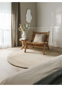 benuta nest Villamatto Bent Kerma &oslash; 100 cm py&ouml;re&auml; Kerma Yksiv&auml;rinen