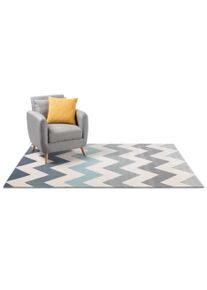 benuta POP Matto Dessert Sininen 80x150 cm Sininen Ornament