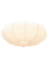 Collet's Monde Deckenleuchte, Beige, Metall, Textil, rund, 20 cm, RoHS, CE, Textilschirm, Lampen & Leuchten, Innenbeleuchtung, Deckenleuchten, Deckenleuchten