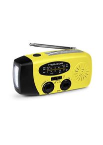 Thomson Emergency Hand Crank Radio - Yellow - AM/FM - Mono - Gelb