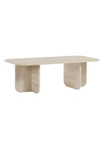 Mid.you Couchtisch, Creme, Holzwerkstoff, Holzoptik, 120x41x60 cm, Wohnzimmer, Wohnzimmertische, Couchtische