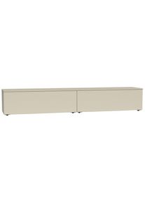 Vertico , Sandfarben , Holzwerkstoff , 2 Schubladen , 240x36x48 cm , h&auml;ngend , Wohnzimmer, TV-M&ouml;bel, TV- & Lowboards