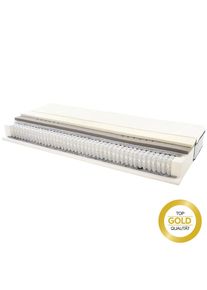 sembella , Wei&szlig; , Textil , H4 , 90x200 cm , Bezug abnehmbar/waschbar, optimale Bel&uuml;ftung, atmungsaktiv, antibakteriell, Matratzenklasse Gold , Schlafzimmer, Matratzen, Latexmatratzen