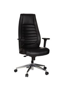 Mid.you , Schwarz , Metall , 65x133x65 cm , Sitzfl&auml;che 360&deg; drehbar, ergonomische R&uuml;ckenlehne , B&uuml;rom&ouml;bel, B&uuml;rost&uuml;hle, Chefsessel