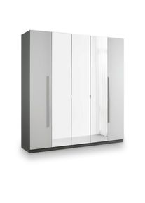 Ondega , 227x242.2x58.3 cm , Schlafzimmer, Kleiderschr&auml;nke, Schranksystem Unit, Unit Dreht&uuml;renschr&auml;nke