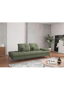 Sit & More Sit & More , Olivgr&uuml;n , Textil , 231x90x122 cm , Goldenes M, Oeko-Tex&reg; Standard 100, Made in Europe, DGM-Klimapakt , R&uuml;cken echt, Armteil rechts , Wohnzimmer, Sofas & Couches, Relaxliegen & R&eacute;cami&egrave;ren