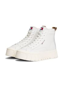 Tommy Jeans Damer Sneaker high lysebrun / m&oslash;rkebrun / hvid St&oslash;rrelse 40