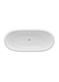 Laufen ALESSI ONE Oval-Badewanne 2459710000001 178 x 82cm, weiss, Einbauversion, ohne Beleuchtung