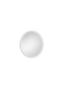 Laufen YVA Spiegel H4485100YV2681 rund, 750x40x750 mm, LED-Beleuchtung, Touchschalter, Ein/Aus/Dimmer, wei&szlig; matt