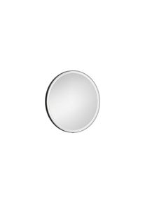 Laufen YVA Spiegel H4485100YV4501 rund, 750x40x750 mm, LED-Beleuchtung, Touchschalter, Ein/Aus/Dimmer, schwarz matt