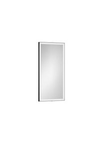 Laufen YVA Spiegel H4484700YV4501 rechteckig, 500x40x1000 mm, LED-Beleuchtung, Touchschalter, Ein/Aus/Dimmer, schwarz matt