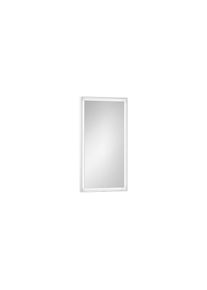 Laufen YVA Spiegel H4484600YV2681 rechteckig, 450x40x800 mm, LED-Beleuchtung, Touchschalter, Ein/Aus/Dimmer, wei&szlig; matt