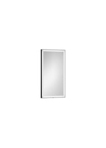 Laufen YVA Spiegel H4484600YV4501 rechteckig, 450x40x800 mm, LED-Beleuchtung, Touchschalter, Ein/Aus/Dimmer, schwarz matt