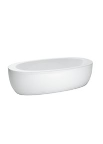 Laufen Alessi one Oval-Freistehwanne H2419700000001 203 x 102 cm, wei&szlig;, mit Sch&uuml;rze