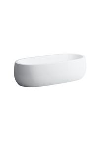 Laufen Alessi one Oval-Freistehwanne H2459720006151 183 x 87 cm, wei&szlig;, mit Sch&uuml;rze, mit Unterwasserbeleuchtung