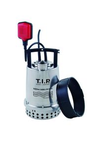 T.I.P. Schmutzwasser Tauchpumpe - Edelstahl, 16.000 l/h, Flachabsaugend, Salzwasser, Waschlauge, SaltOne 16000 I-PX DUO 30276
