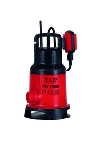 T.I.P. Schmutzwasser Tauchpumpe - 10.800l/h, 6m F&ouml;rderh&ouml;he, 480W, 20mm Korngr&ouml;&szlig;e, GFK Geh&auml;use, VORTEX Laufrad, TVX 12000 30261
