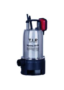 T.I.P. Schmutzwasser Tauchpumpe - Edelstahl, 14.500 l/h, 8 m F&ouml;rderh&ouml;he, 600 W, 25 mm Korngr&ouml;&szlig;e, robust, Maxima 250 PX 30264