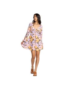 Billabong, Damen, Minikleid &raquo;Last Call&laquo;, Black Sands, L - US-Gr&ouml;&szlig;en, Stoff: Verknitterter Viskose-Stoff