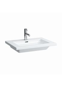 Laufen Living Square Waschtisch 8164320001041 65 x 48 cm, Einbau von oben, Hahnloch, &Uuml;berlauf