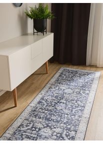 benuta Basic Runner George Blue 80x240 cm - Hallway Runners