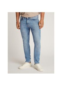 Calvin Klein Jeans Slim-fit-Jeans &raquo;SLIM TAPER&laquo; Coinpocket, Logostickerei blau, Gr&ouml;&szlig;e 30