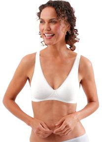 Triumph Dames Comfortbeha zonder beugel met voorgevormde cups wit Maat 80B