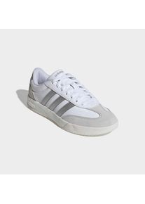 Sneaker adidas Sportswear "VL COURT 00S", Damen, Gr. 37, cloud wei&szlig;, silber metallic, grau one, Leder, Synthetik, Schuhe Sneaker