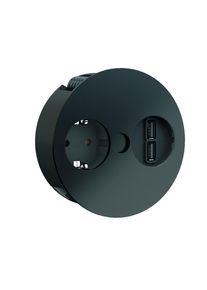 M&Ouml;BELIX M&ouml;belix , Schwarz , Metall , 4.5 cm , K&uuml;che, K&uuml;chenausstattung, K&uuml;chensteckdosen