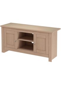 Mid.you , Eichefarben , Holzwerkstoff , 3 F&auml;cher , 120x58x39 cm , stehend , Wohnzimmer, TV-M&ouml;bel, TV- & Lowboards