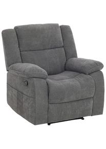 P & B , Grau , Textil , 94x101x90 cm , Relaxfunktion , Wohnzimmer, Sessel, Fernsehsessel