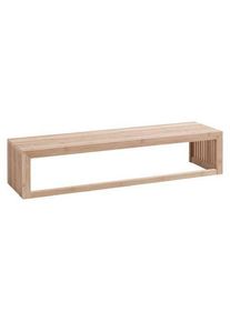 Mid.you , Naturfarben , Holz , Bambus , vollmassiv , 94.5x20x27 cm , Garderobe, Wandhaken & Paneele, Wandgarderobe