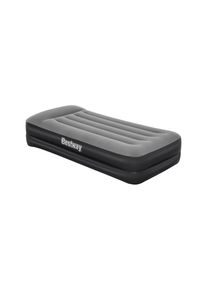 Bestway , Grau, Schwarz , Kunststoff , 97x46x191 cm , GS-gepr&uuml;ft , integrierte elektrische Pumpe, integriertes Kissen, beflockte Schlafseite , Schlafzimmer, Betten, G&auml;stebetten, Luftbetten